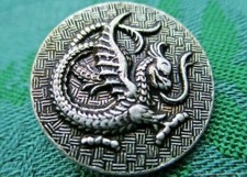 Bouton ancien Chimère plaqué