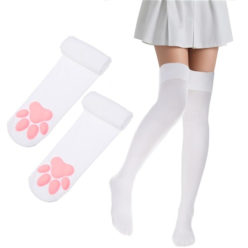 Chaussettes hautes cat paw - chaussettes,