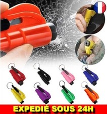 ✅ Brise Vitre Coupe Ceinture Sécurite Voiture Sauvetage Marteau Urgence Casse