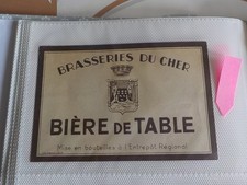 ETIQUETTE  BIERE DE TABLE
