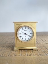 Pendulette de Bureau / Réveil SEIKO en Laiton - À Restaurer - Style Vintage 