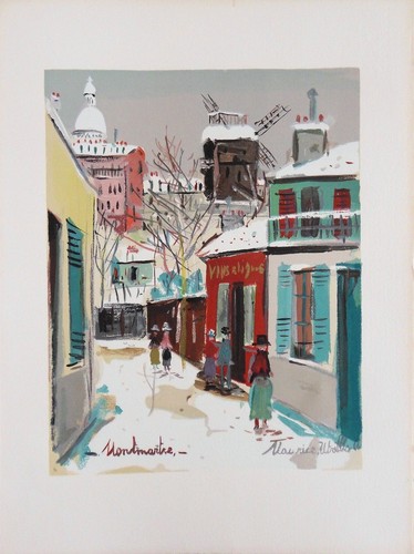 Maurice utrillo montmartre - :,