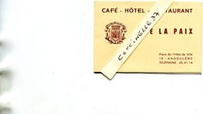 Carte Pub Café Hôtel