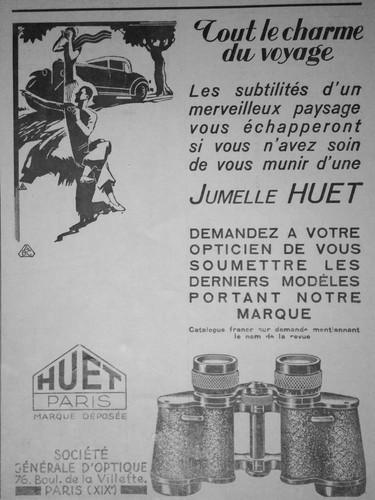 Publicité jumelles huet pour - publicitÉ,