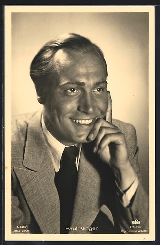 Carte postale acteur paul - postale,