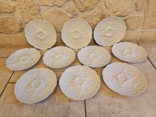 Lot de 10 assiettes à