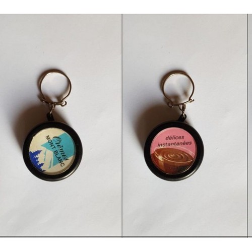 Porte clés yoyo crèmes - crèmes, mont