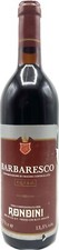 Vin Barbaresco Vintage Années 1980 Rondini 75cl 13,5%