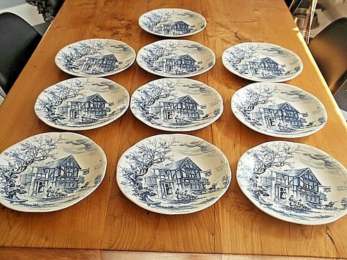 Assiettes faïence de - 8,