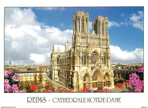 Carte postale reims - -,