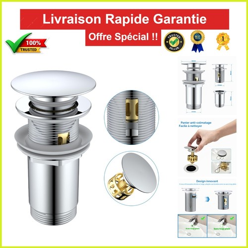 Bonde lavabo chromé - de,