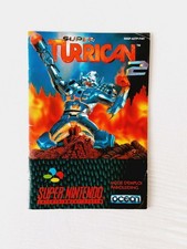 Snes Super Turrican 2 FAH Rare notice manual Handleiding anleitung booklet super