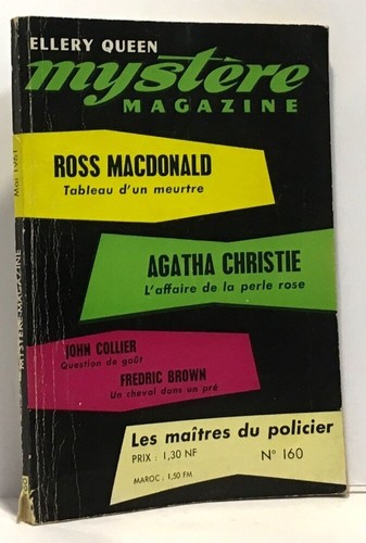 Mystère magazine 0160 ross - mystère,
