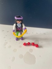 PLAYMOBIL 4518   homme sportif culturiste haltères city life gymnase vintage