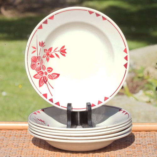 Lot assiettes creuses en - 6,