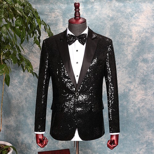 Hommes sequin pic revers - sequin,