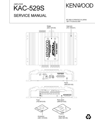 Service manuel instructions - service,