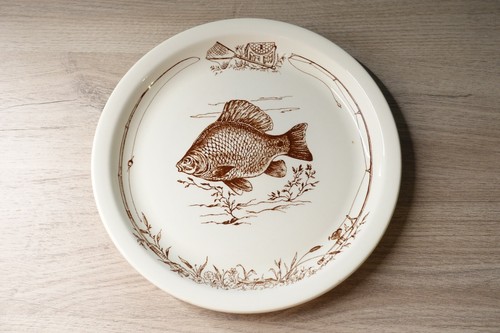Assiette poisson gien - a,