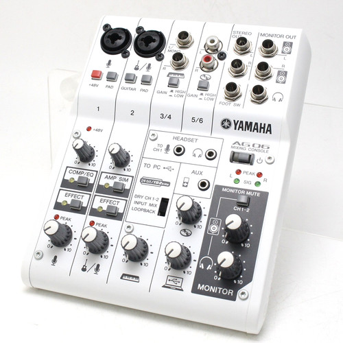 Yamaha ag06 channel - 6-channel, usb