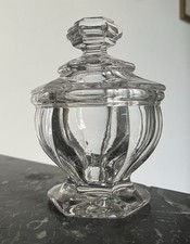 Rare Sucrier En Cristal De