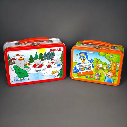 Lot valisettes vintage - valisettes, tôle