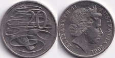 20 Cents 2001 Australie