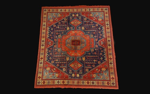 Tapis xixème siècle laine - xixème,
