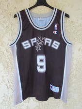 Maillot basket Tony PARKER SAN ANTONIO SPURS vintage NBA CHAMPION USA shirt L