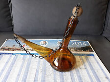 PORRON OU CARAFE EN VERRE MARRON