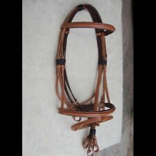 Bride en cuir marron cheval