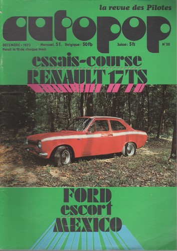 Autopop 1973 essai ford - 28,