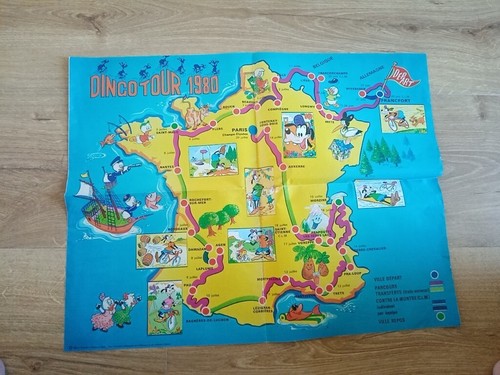 Cyclisme carte officielle tour - officielle,