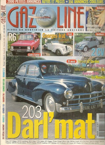 Gazoline peugeot 203 - 62,