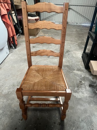 Chaise chêne assise - chaise, en