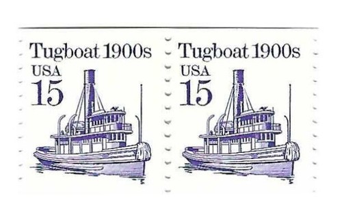 Stamp scott 2260 - us, "tugboat