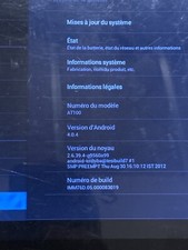 Motherboard tablette TOSHIBA AT100 08N1-0ML6J00