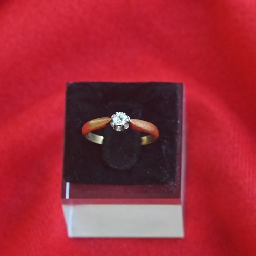 Bague carats diamants - or,