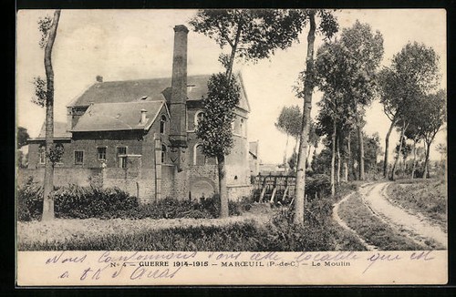 Cpa maroeuil moulin - cpa, maroeuil,