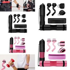 9 Pièces Coussin pour Barre D'Haltères Protège-nuque pour Squat Kit