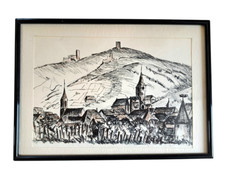 Dessin tableau Ribeauvillé et