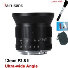 7artisans 12mm F2.8 II Ultra Wide Angle Lens for RF Mount R5 R6 RP R3 C70 Camera