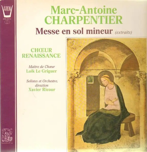 Charpentier messe sol - lp,