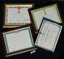 BEAU LOT DIPLOMES MEDAILLES
