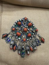 BROCHE BERBERE KABYLE CORAL