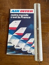 Carte Routière Air Inter Vintage