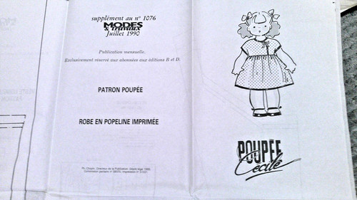 Patron poupée cécile modes - patron,