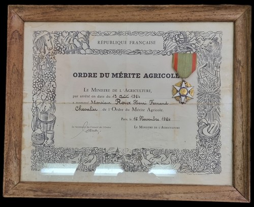 Diplome médaille du - et,
