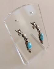 Boucle d'oreille en Larimar