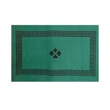 Tapis pour jeu de cartes - Vert - Avec motifs - 60 x 40 cm - Anti dérapant