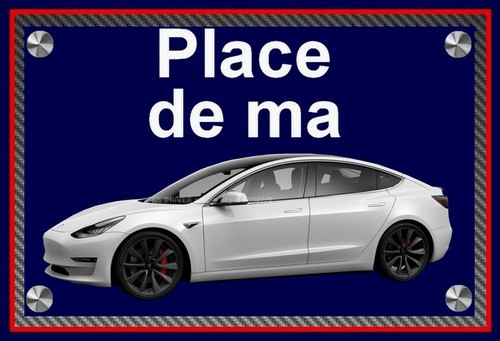 Plaque place ma - plaque, tesla